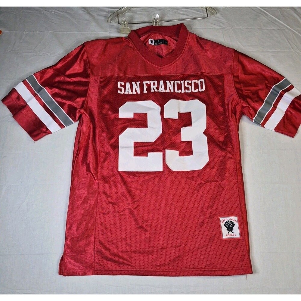 Pro Zone Kopkoc San Francisco Jersey Mens Size Large #23 Christian McCaffrey